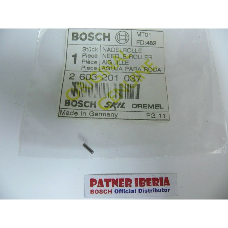 

2603201037 Needle Roller: Genuine BOSCH spare-part