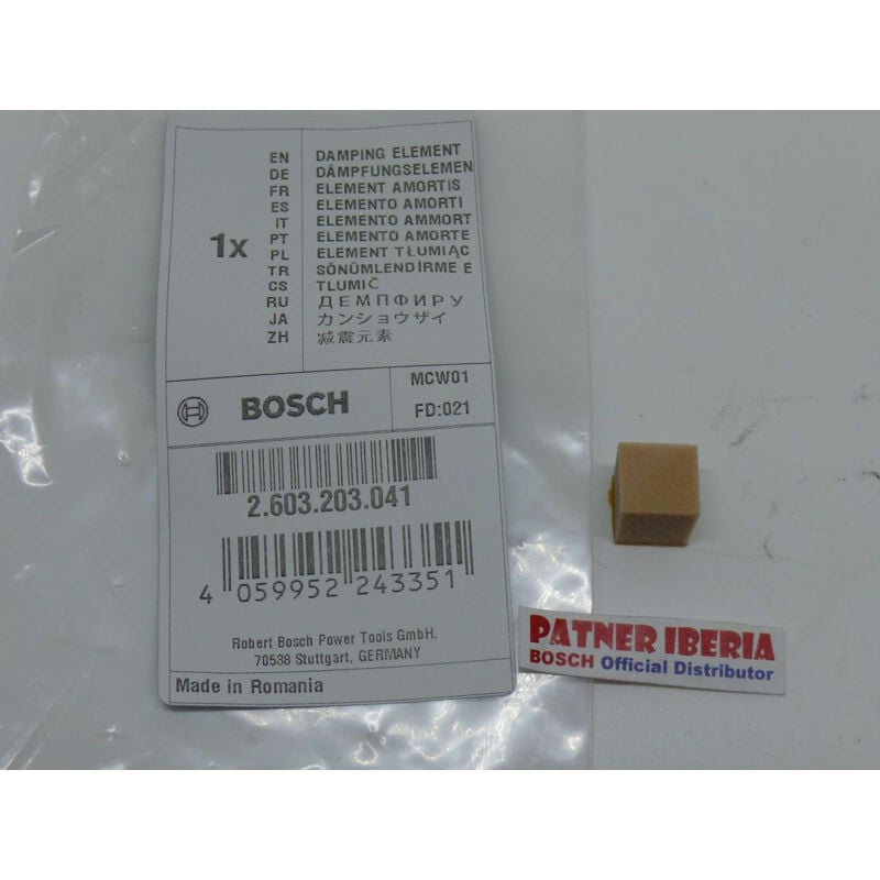 

2603203041 BOSCH Damping Element GSS 230 AVE , GEX 125-150 AVE