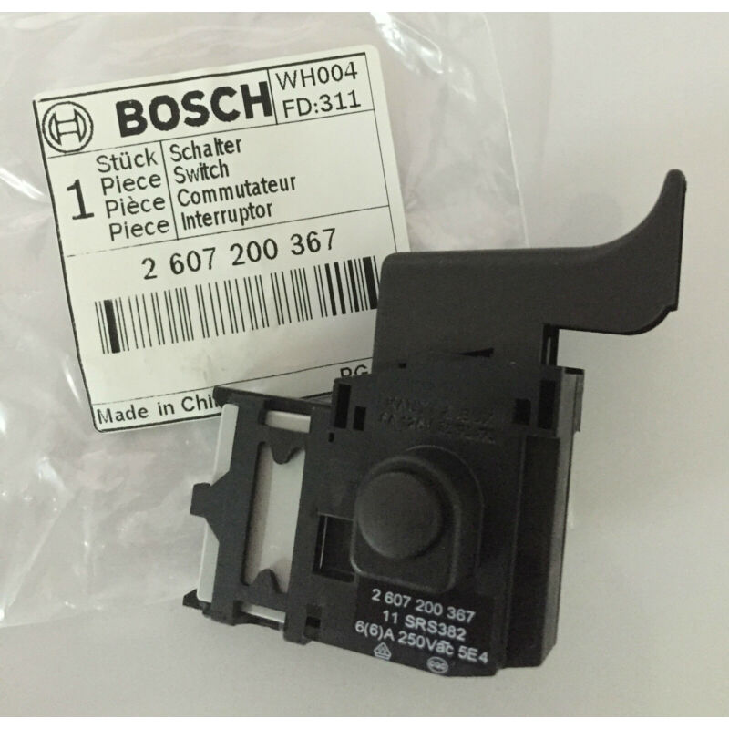 

2607200367 Switch - Interruptor PKS 38/40 GHO 31/36 PHO 15/25/35: Genuine BOSCH