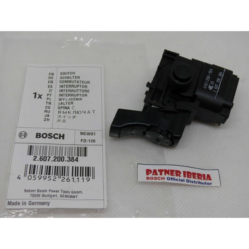 

2607200384 BOSCH Interruptor para GBS 75AE PBS 75AE