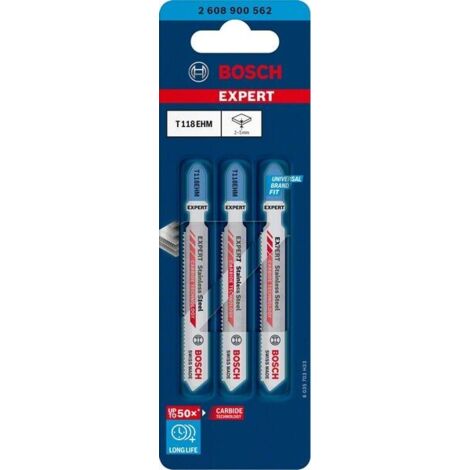2608900562 - Set 3 lame per seghetto alternativo T 188 EHM for stainless steel