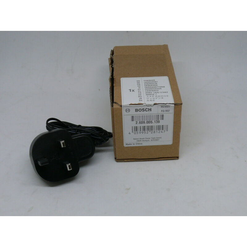 

2609005139 BOSCH Cargador UK Charger para PSR10.8 LI PSB Easy LI-2