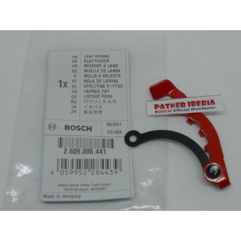 

2609006441 Leaf Spring: Genuine BOSCH spare-part