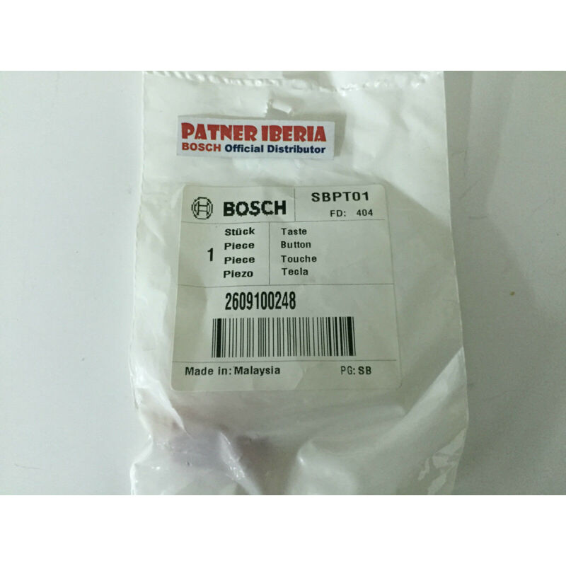 

2609100248 Button: Genuine BOSCH spare-part