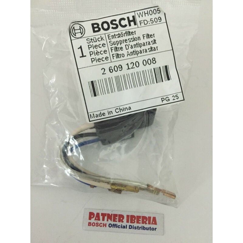 Pièce de rechange d’origine BOSCH 2609120008 Filtre antiparasitaire