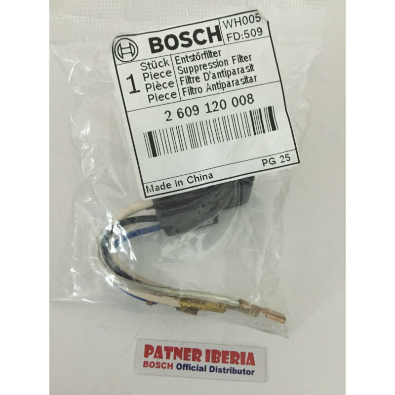 

2609120008 Suppression Filter - Filtro antiparasitario : Genuine BOSCH spare