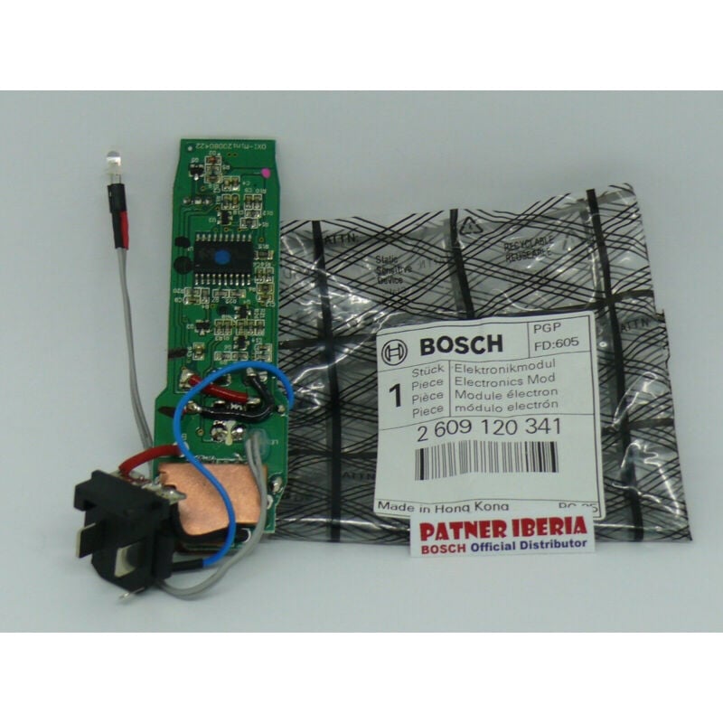 

2609120341 BOSCH Electronics Module GSR, SPS 10 (locate your macine bellow)