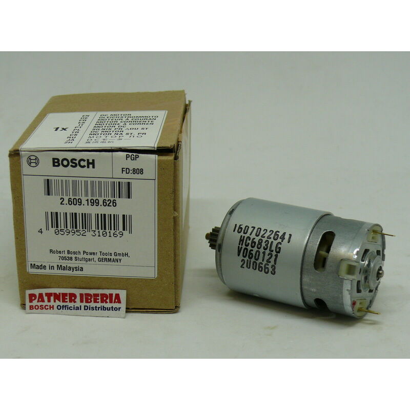 

2609199626 BOSCH DC motor 13dientes 14,4V 18V GSB14,4-2-LI GSB18-2-LI