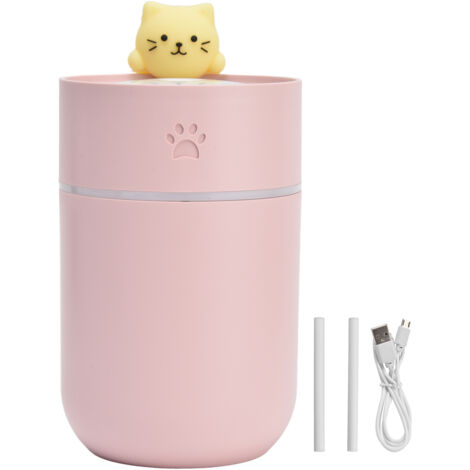 260ml Mini Humidifier USB Charging Humidifier with LED Night Light for Home Office