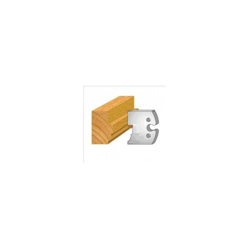Luxoutils - 263: Jeu de 2 fers 50mm profilage ouvrant pour porte outils 50mm