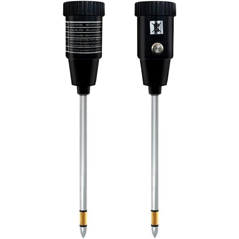 (26×5×5cm) Soil pH Moisture Meter, 2-in-1 High-Precision Sensitive Soil pH Tester and Hygrometer with Rustproof Metal Probe