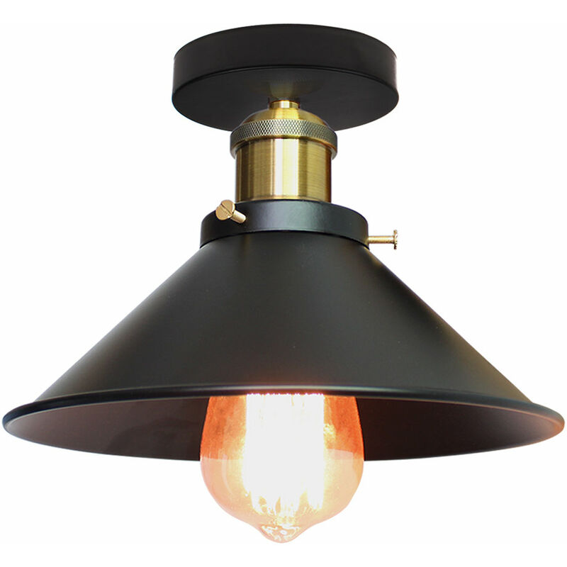 

Stoex - 26CM Lustre Estilo Retro Industrial Lámparas de Colgar Creativo Lámpara de Techo Vintage para Cocina Restaurante Hogar Loft Estudio Coffee