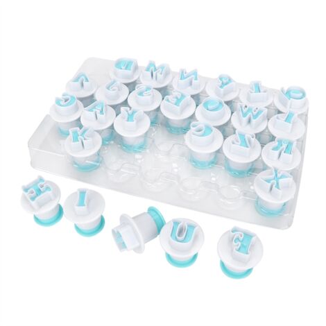 26PCS Letter - Shape DIY Biscuit Baking Mold Cookie Mold Cutter Fondant Cutter (Capital Letter)