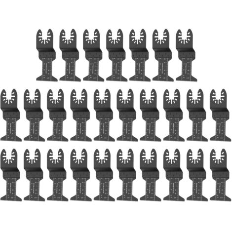 27 Lames de scie oscillante 44mm en acier carbone pour coupe et ponçage