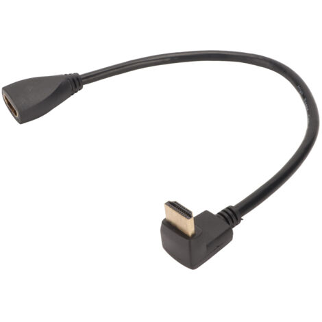 270° HDMI-Kabel (Stecker auf Buchse) für 4K 3D, 30 cm, hochauflösende Übertragung