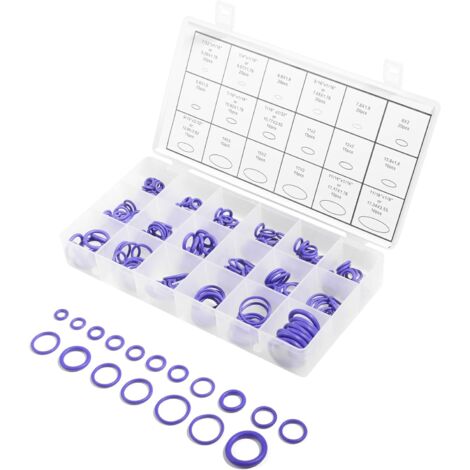 270 pieces of automotive air conditioning seals, rubber O-rings, O-rings, O-rings, rubber hose seals, suitable for repairing automotive air conditioning ducts