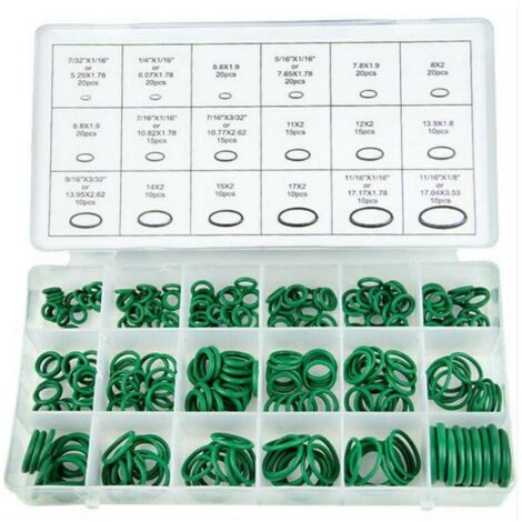 270 Stück Klimaanlage HNBR O-Ringe Auto Auto Reparatur Werkzeuge Gummi Auto Klimaanlage Kältemittel Ring Sets Auto Zubehör