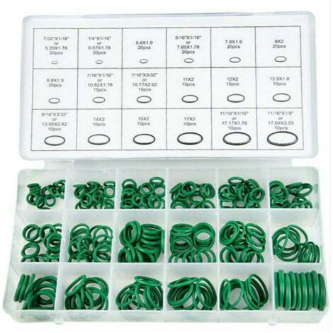 270 Stück Klimaanlage HNBR O-Ringe Auto Auto Reparatur Werkzeuge Gummi Auto Klimaanlage Kältemittel Ring Sets Auto Zubehör