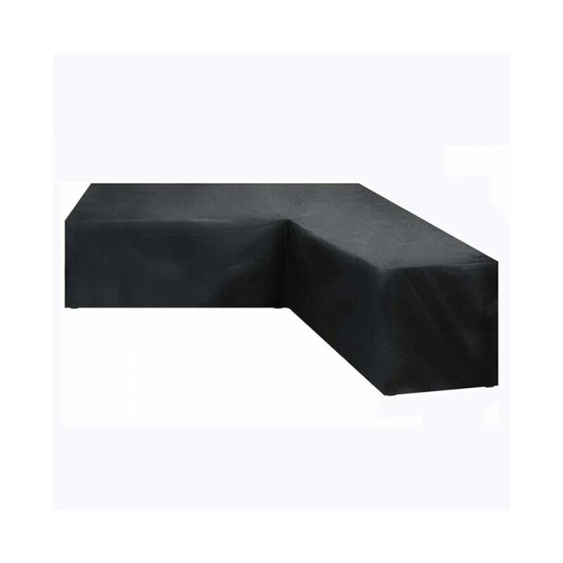 (270x270x90cm) Housse De Meuble d'angle Jardin Imperméable, Housse De Canape Jardin en Forme De L , Couverture en 210D Oxford Tissu
