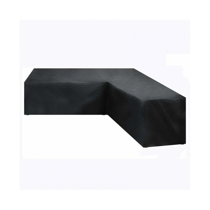 222x286x82cm) Housse De Meuble d'angle Jardin Imperméable, Housse De Canape Jardin en Forme De l , Couverture en 210D Oxford Tissu