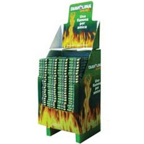 270PZ ESPOSITORE DIAVOLINA ACCENDIFUOCO - conf. 240 da 40 cubi