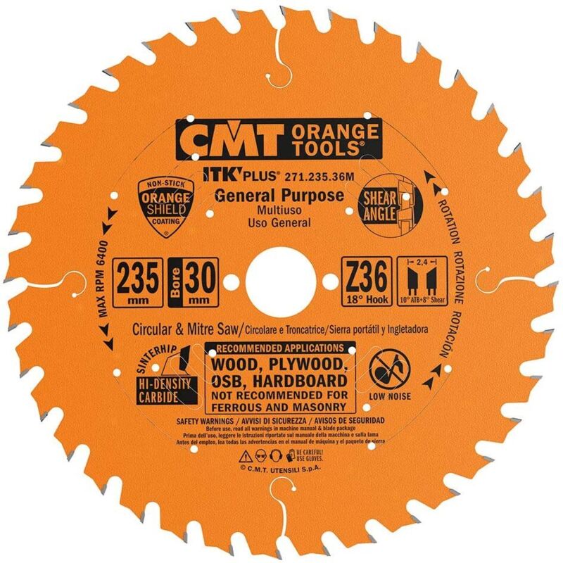 271.235.36m Lame Circulaire Ultra-Itk 235x1.7x30 Z=36