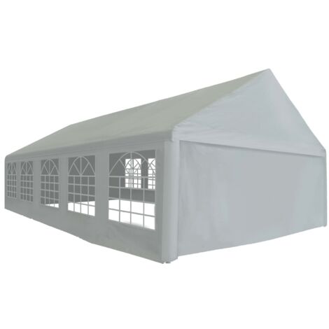 Party Tent PE Grey 5x10 m