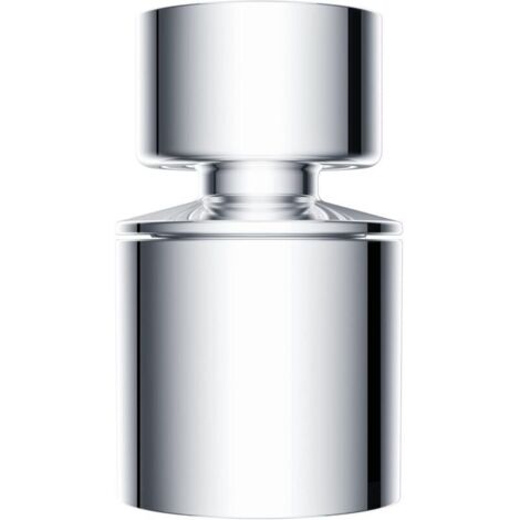 (27.6×27.6×66)Mousseur Robinet 22mm de Cuisine Économiseur d'eau Double Fonction Rotation à 360 Degrés avec 5 Adaptateurs
