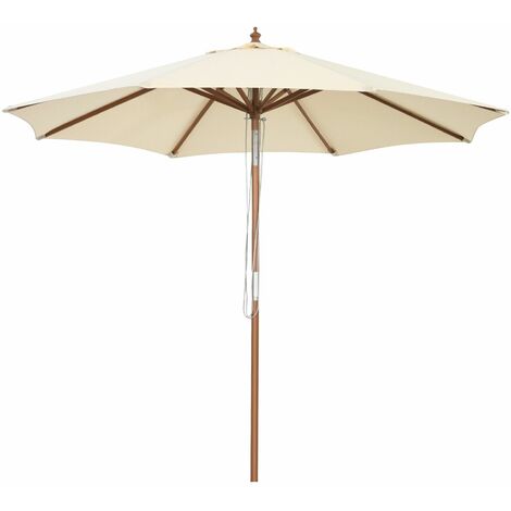 2.7M Outdoor Patio Umbrella Garden Parasol Sun Shade Market Umbrella w/ 8 Ribs