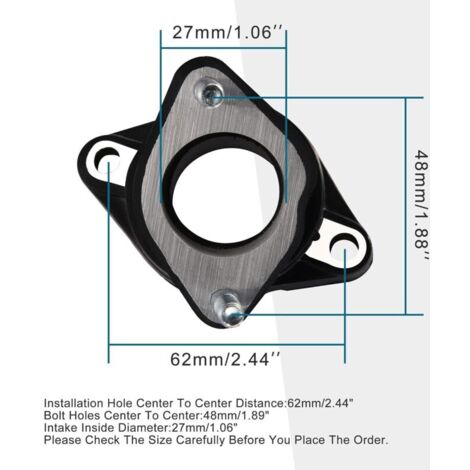27mm pipe d'admission Remplacement pour Bent CG 125cc 150cc 200cc VTT Dirt Bike Go Kart