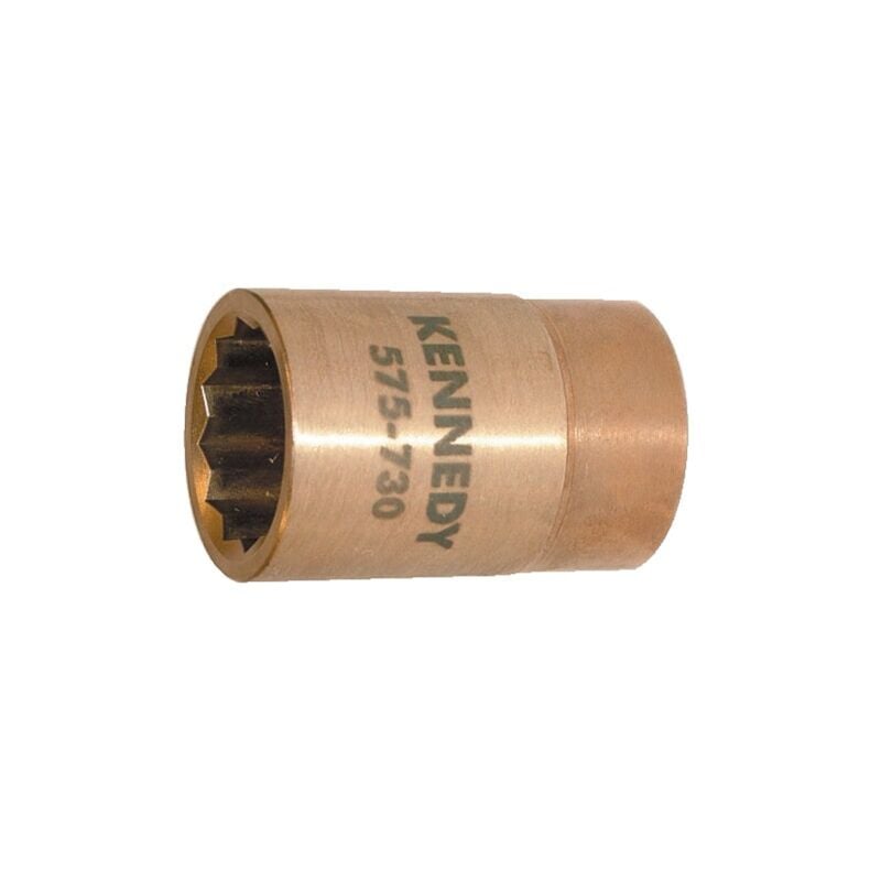 Pro 10mm Spark Resistant Socket 1/2 Square dr Al-Br - Kennedy