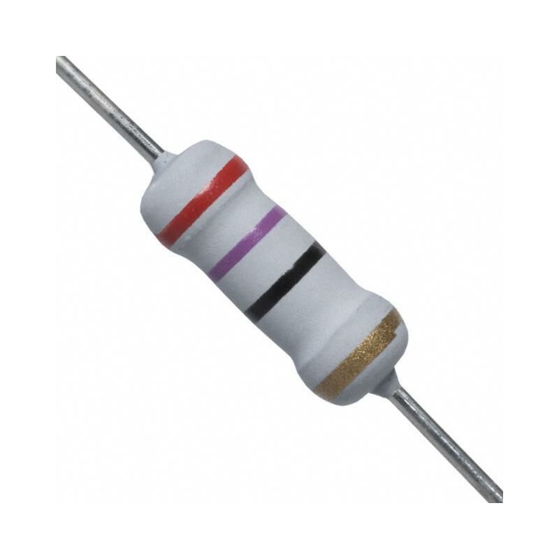 

27R 1W Resistencia Oxido Metal 27 Ohm 1W 5%