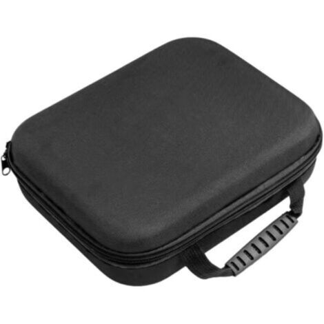 27x22x7cm Pochette à outils en tissu Organiseur vide avec fermeture éclair Sac de transport réutilisable avec fermeture éclair Housse de protection extérieure Noir S
