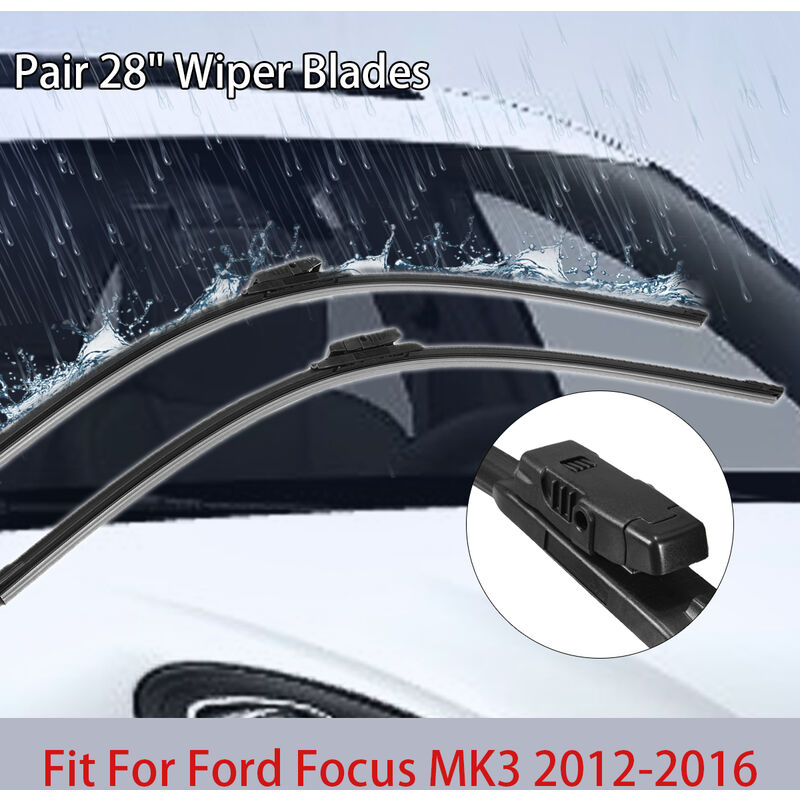 

28 '' 1 par de limpiaparabrisas delanteros para Ford Focus MK3 2012-2016 caliente