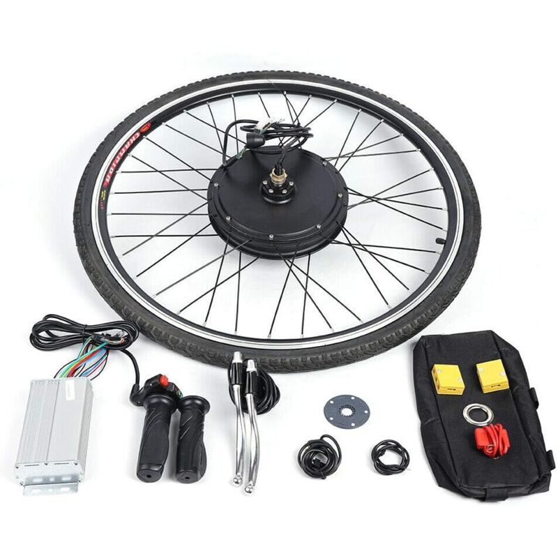 Senderpick - 28'' E-Bike Kit de transformation 36V 500W Brushless Motor Hub Control E-Bike Kit de transformation roue avant contrôleur de vitesse