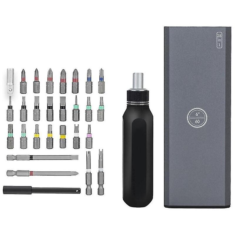 Ensemble de tournevis de précision 28 en 1 Kit d'outils de réparation avec boîte de rangement Petit tournevis pour électronique