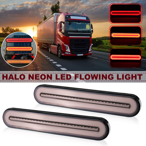 MAEREX 28 LED coulant camion remorque marche arrière 3ème arrêt frein clignotant arrière queue