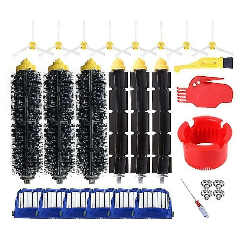 28 pz Filtro Spazzola per Irobot Roomba 600 610