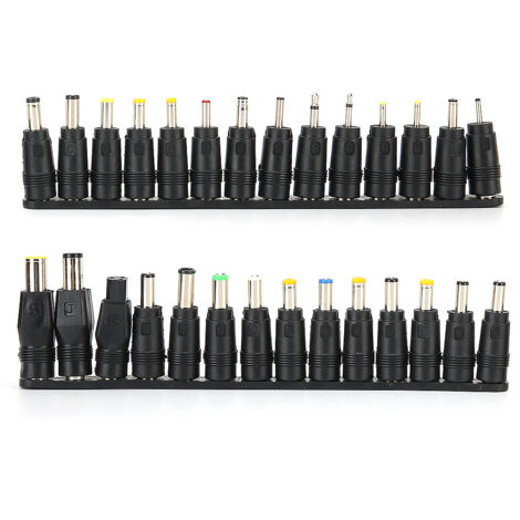 28 Stück universelle 5,5 x 2,1 mm weibliche Netzadapterstecker für Laptops
