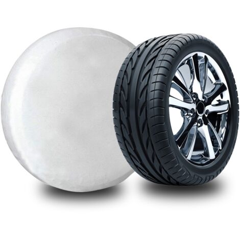 28 Zoll Universal-Reifenabdeckung, wasserdicht, trocken, für Anhänger, Wohnmobil, SUV, LKW, Weiß