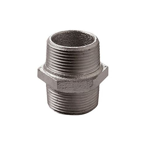 280 - Nipples - Nipplo 1/4" in ghisa zincata 28015001
