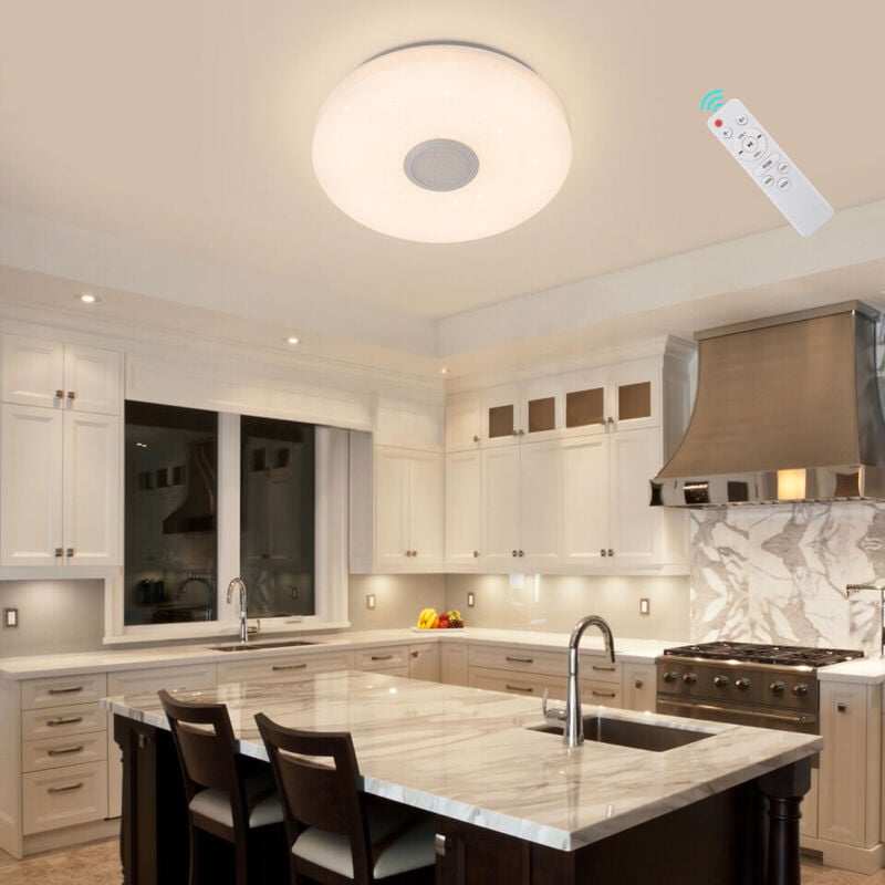 2800 lm 36W led plafonnier Bluetooth changement de couleur plafonnier ip44