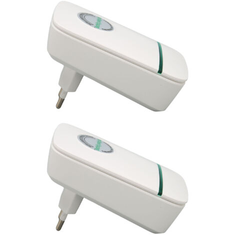 28000-W-Spannungsstabilisatorbox, 2 Stück – Stromsparer für Zuhause, europäischer Stecker 90–240 V