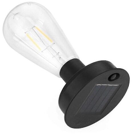 2800K LED-Solarleuchte mit Wolframfaden für Gartenbeleuchtung, 7 cm/8,5 cm, für Außenzäune, dekorativ, 8 cm