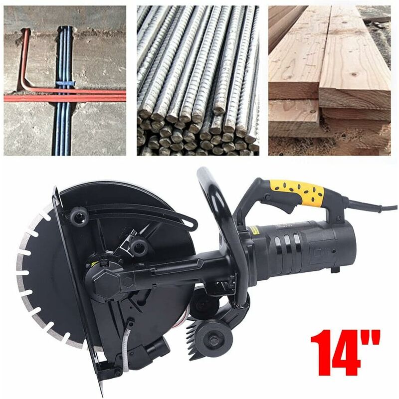 2800W découpeuse rainureuse laser découpeuse de béton rainureuse murale largeur de fente ø 350mm découpeuse 220V