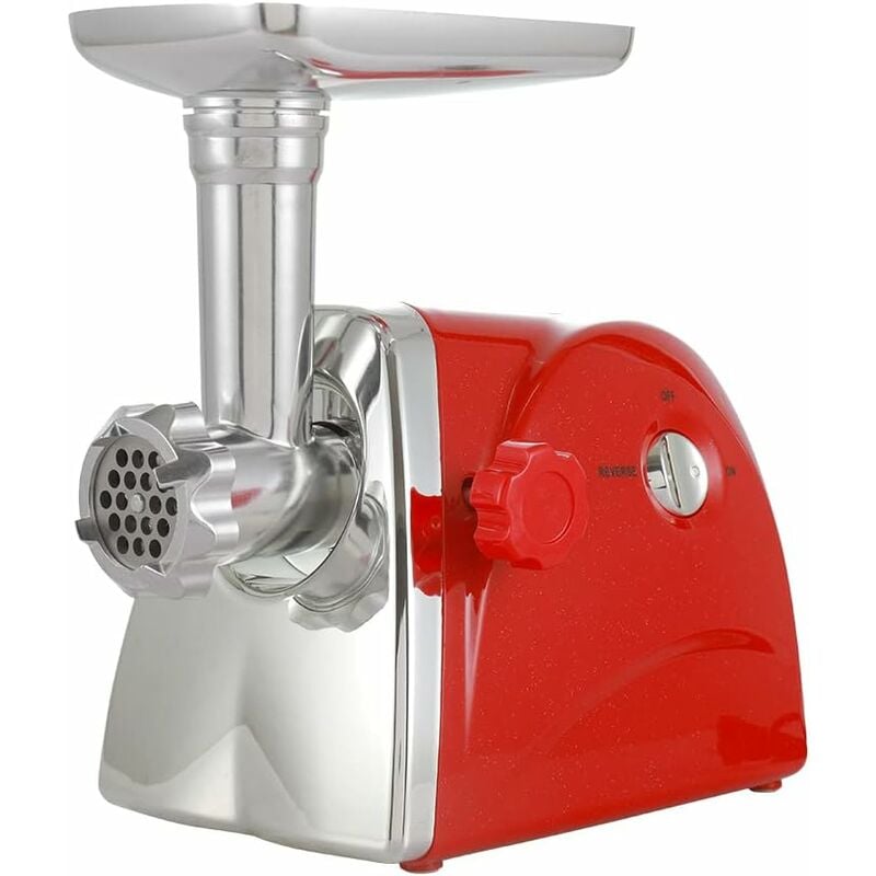 Gojoy - 2800W Elektrischer Fleischwolf Edelstahl Wurstmaschine, zum Raspeln, Schneiden, Hacken und Reiben Multifunktionale für Fleisch Kebbe Gemüse