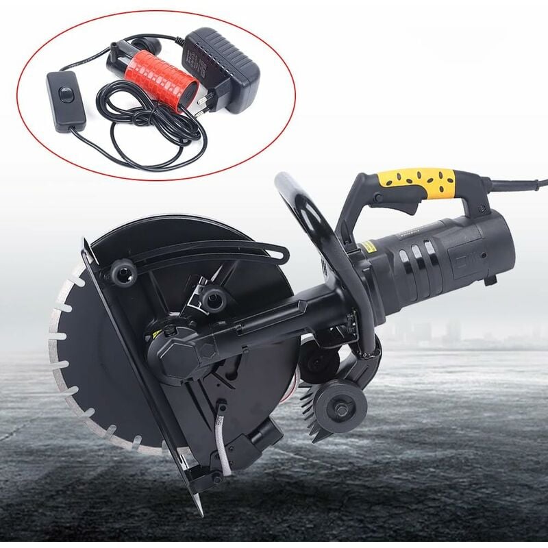 2800W Meuleuse de découpe Laser Rainures Béton Chasseur de mur Largeur de fente Diamètre 350 mm Fraise 220 v