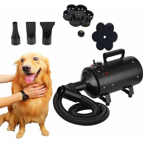 2800W Variable Speed Pet Grooming Hair Dryer High Velocity Dog Cat Hairdryer, Motorcycle Power Dryer, Portable Car Dryer, Bike Dryer Blower,Vehicle Dryer, Two in One,Convenient for use