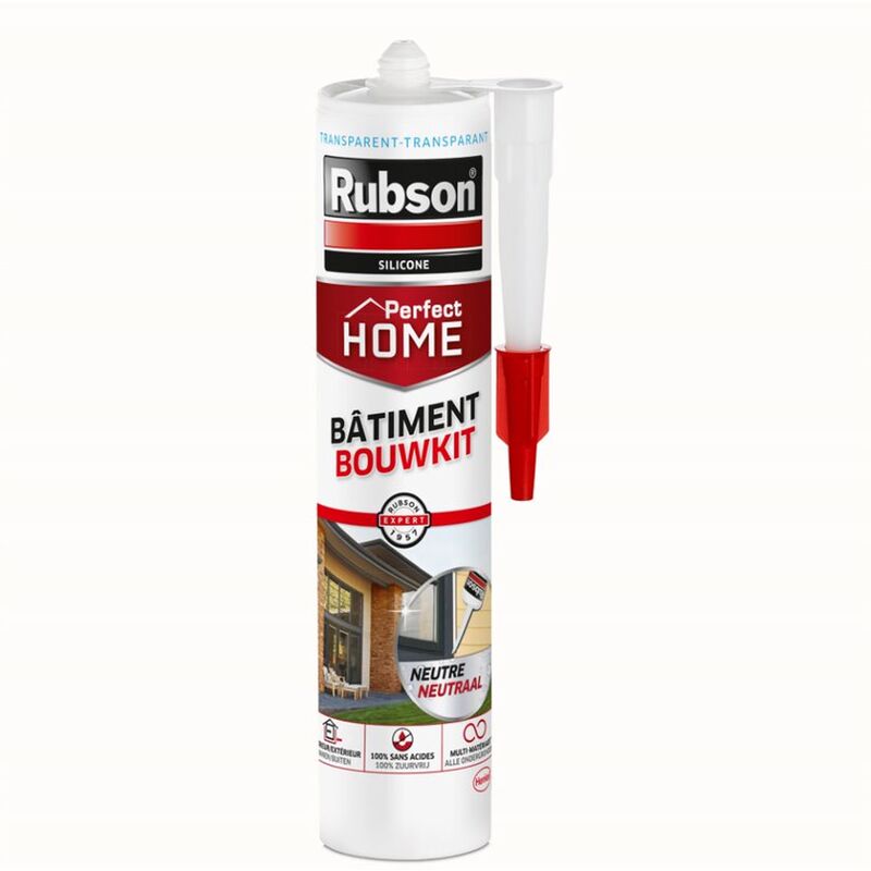 

Masilla Rubson perfecta del hogar Material de 280ml Transparente