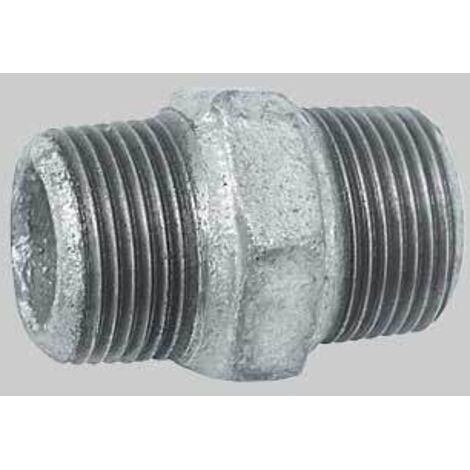281 nipple dx/sx m/m ø3/4" ghisa zincata eo 28105004